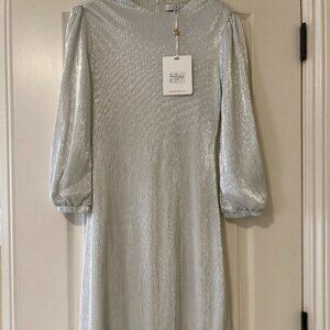 Shimmery Pleated Dress